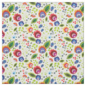 Blume auf Weiß Stoff (Muster)