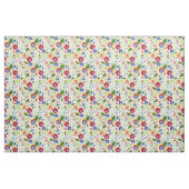 Blume auf Weiß Stoff (Fat Quarter (45,7 x 55,9 cm))