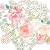 Blume Aufkleber (Vorderseite)