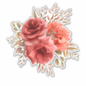 Blume Aufkleber (Vorderseite)