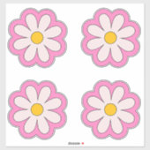 Blume Aufkleber (Blatt)
