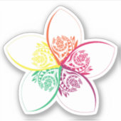 Blume Aufkleber (Vorderseite)