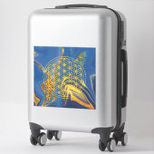 Blume Aufkleber (Koffer)