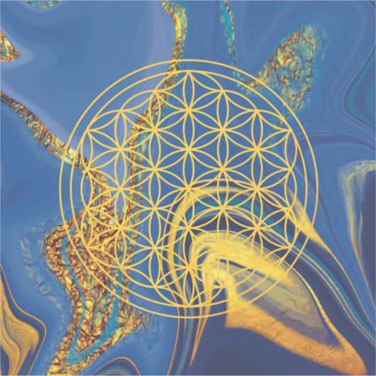 Blume Aufkleber (Vorderseite)