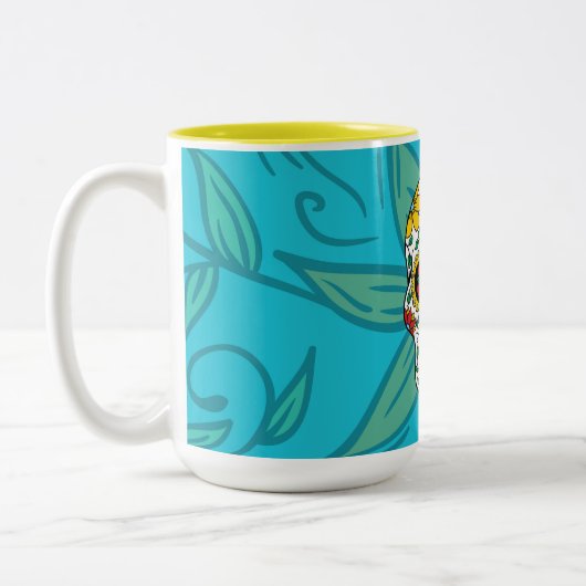 Blume Augen Tasse (Links)