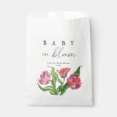 Blume aus Aquarell - Baby in Blüte Geschenktütchen (Vorderseite)
