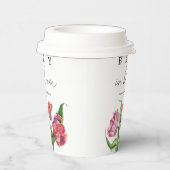 Blume aus Aquarell - Baby in Blüte Pappbecher (Rechts)