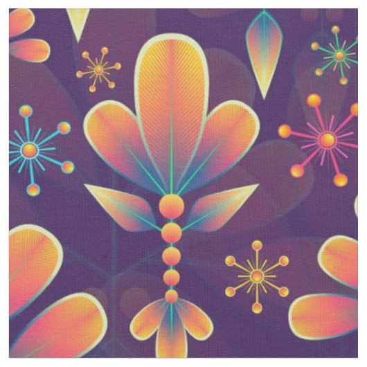 Blume aus Blütenstoff Stoff (Nahaufnahme)