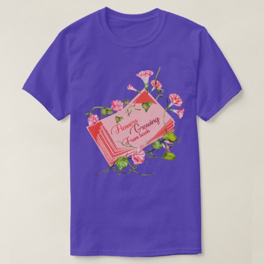 Blume aus BuchDas Buch der Blume T-Shirt (Design vorne)