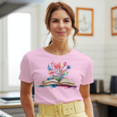 Blume aus Büchern T-Shirt