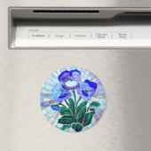 Blume aus Buntglas Magnet (In Situ (Geschirrspüler))