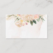 Blume aus dem Peony and Gold Foil, die gut wollen Begleitkarte (Rückseite)