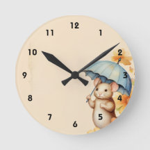 Blume aus der Maus, blau orange, rosa, altbraun