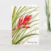 BLUME AUS DER NATURKARTE KARTE (Vorderseite)