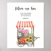 Blume aus der Umgebung - Momosa Bar Poster (Vorne)