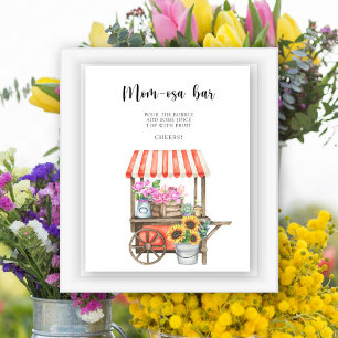 Blume aus der Umgebung - Momosa Bar Poster