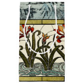 Blume aus festem Glas an der Grenze zu Tan Kleine Geschenktüte (Vorderseite)