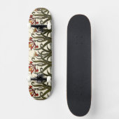 Blume aus festem Glas an der Grenze zu Tan Skateboard (Vorderseite)