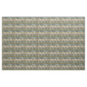 Blume aus festem Glas an der Grenze zu Tan Stoff (Fat Quarter (45,7 x 55,9 cm))