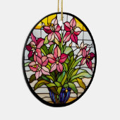 Blume aus festem Glas Keramik Ornament (Rechts)