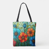 Blume aus festem Glas Tasche (Rückseite)