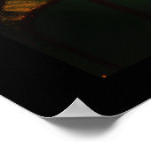 Blume aus geblümten Glas Poster (Ecke)