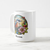 Blume aus gegartem Glas - Berries Name Kaffeetasse (Vorderseite Links)