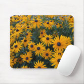 Blume aus gelbem Garten. Mousepad (Mit Mouse)