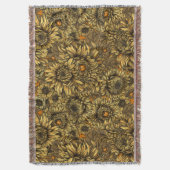 Blume aus gelber Chrysanthemen und Orangenkäfer Decke (Vorderseite Vertikal)