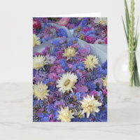 Blume aus getrocknetem Stroh