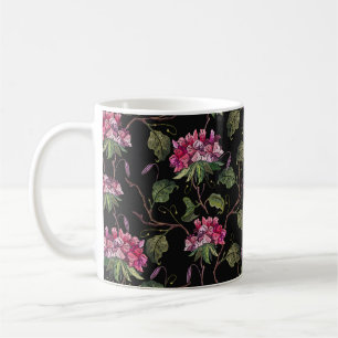 Blume aus Ggeran-Stickereien nahtlos Kaffeetasse