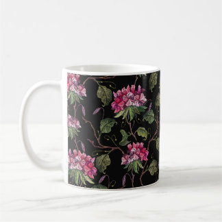 Blume aus Ggeran-Stickereien nahtlos Kaffeetasse