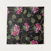 Blume aus Ggeran-Stickereien nahtlos Wandteppich (Vorderseite (Horizontal))