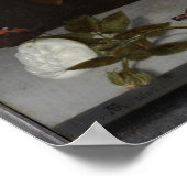 Blume aus Glas, 1606 Ambrosius Bosschaert Poster (Ecke)