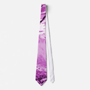 Blume aus Glas Lila Krawatte