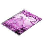 Blume aus Glas Lila Notizblock (Linke Seite)