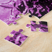 Blume aus Glas Lila Puzzle (Seite)