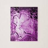 Blume aus Glas Lila Puzzle (Vertikal)