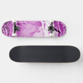 Blume aus Glas Lila Skateboard (Horizontal)