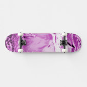 Blume aus Glas Lila Skateboard (Horizontal)