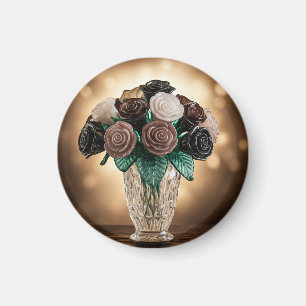 Blume aus Glas Magnet