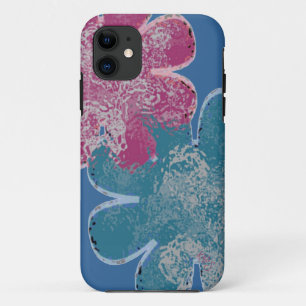 Blume aus Glas (rosa/aquamarin) Case-Mate iPhone Hülle