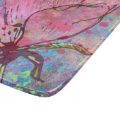 Blume aus Glas Schneidebrett (Ecke)