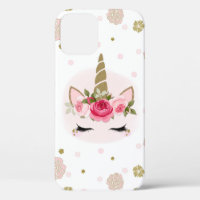 Blume aus Gold und Rosa bläst trendy Niedlich