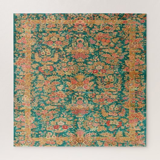 Blume aus grünem Gold Puzzle (Vertikal)