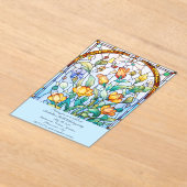 Blume aus Hartglas Acryleinladungen (Ablage )