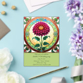 Blume aus Hartglas Acryleinladungen (In Situ (Hochzeit))