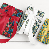 Blume aus Hartglas Geschenkpapier Set