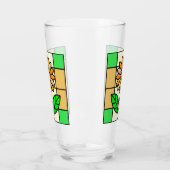 Blume aus Hartglas Glas (Links)