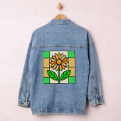 Blume aus Hartglas Jeansjacke (Hangar)